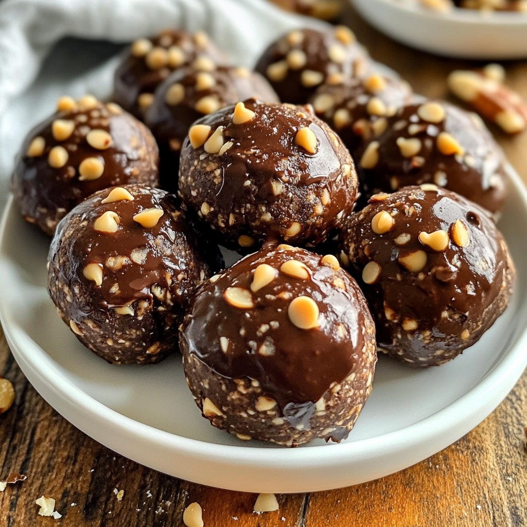 Chocolate Peanut Butter Energy Bites Healthy Snack Fix