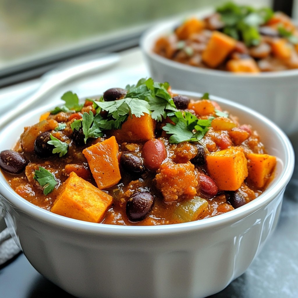 Vegan Sweet Potato Chili Flavorful and Easy Recipe