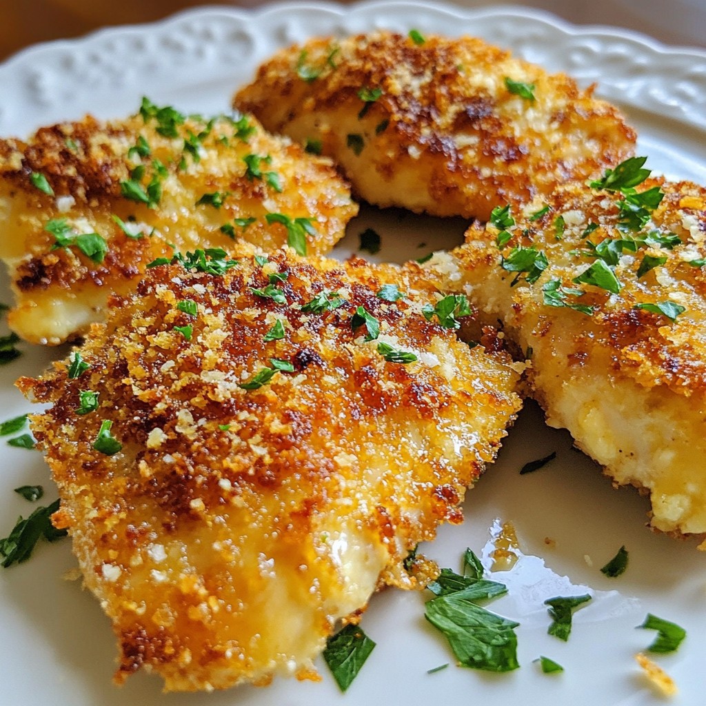 Crispy Parmesan Crusted Chicken Flavorful Dinner Delight
