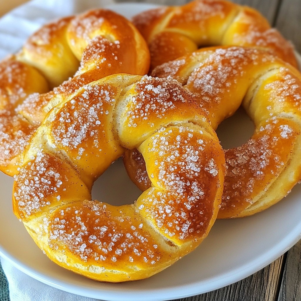 Cinnamon Sugar Soft Pretzels Easy and Tasty Treat
