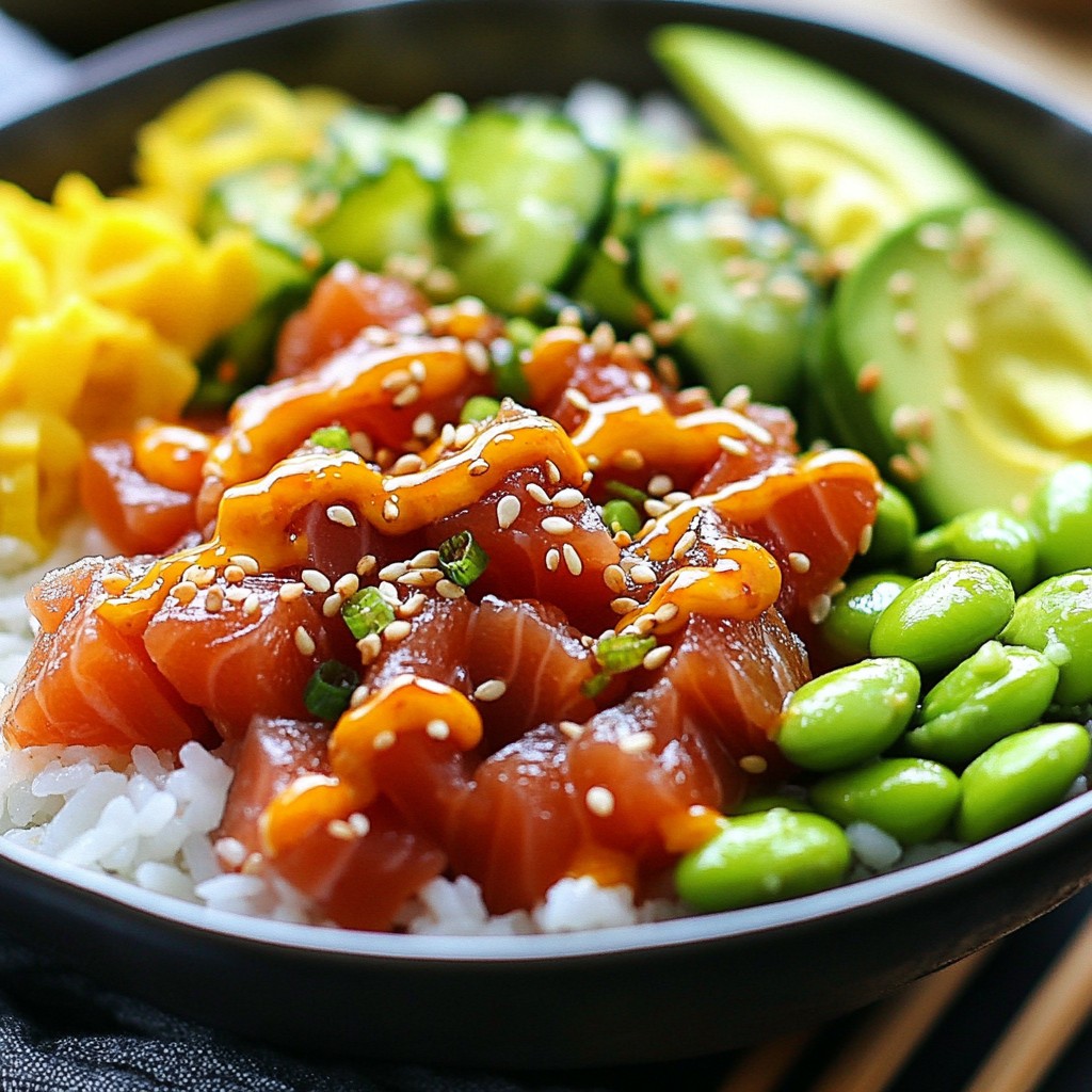 Spicy Tuna Sushi Bowls Fresh and Flavorful Delight