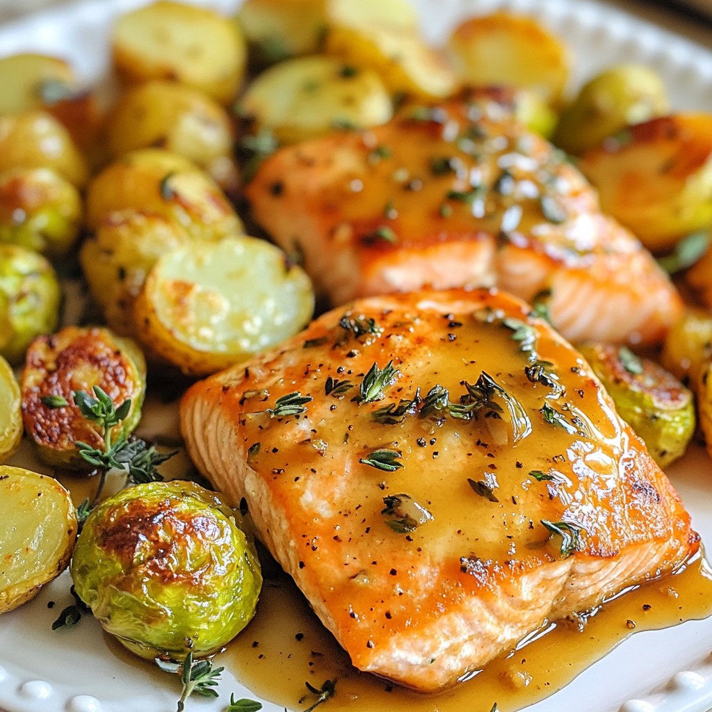 Maple Dijon Salmon Sheet Pan Dinner Marvelous Meal