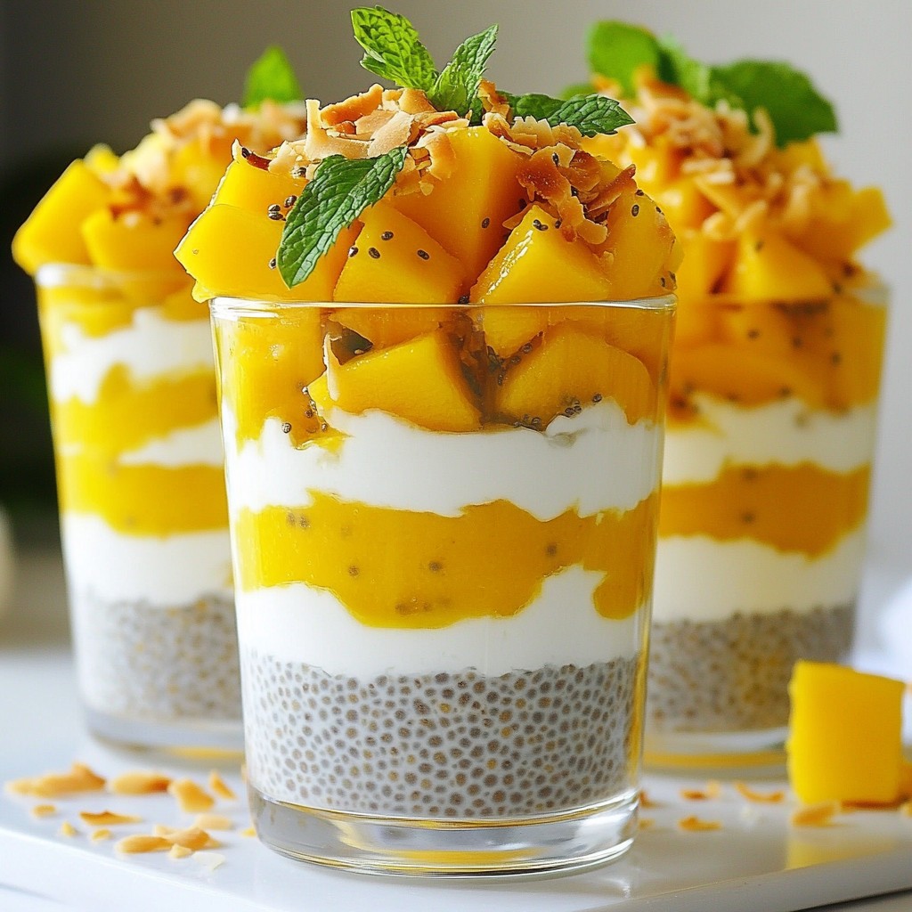 Mango Coconut Chia Pudding Easy and Healthy Recipe