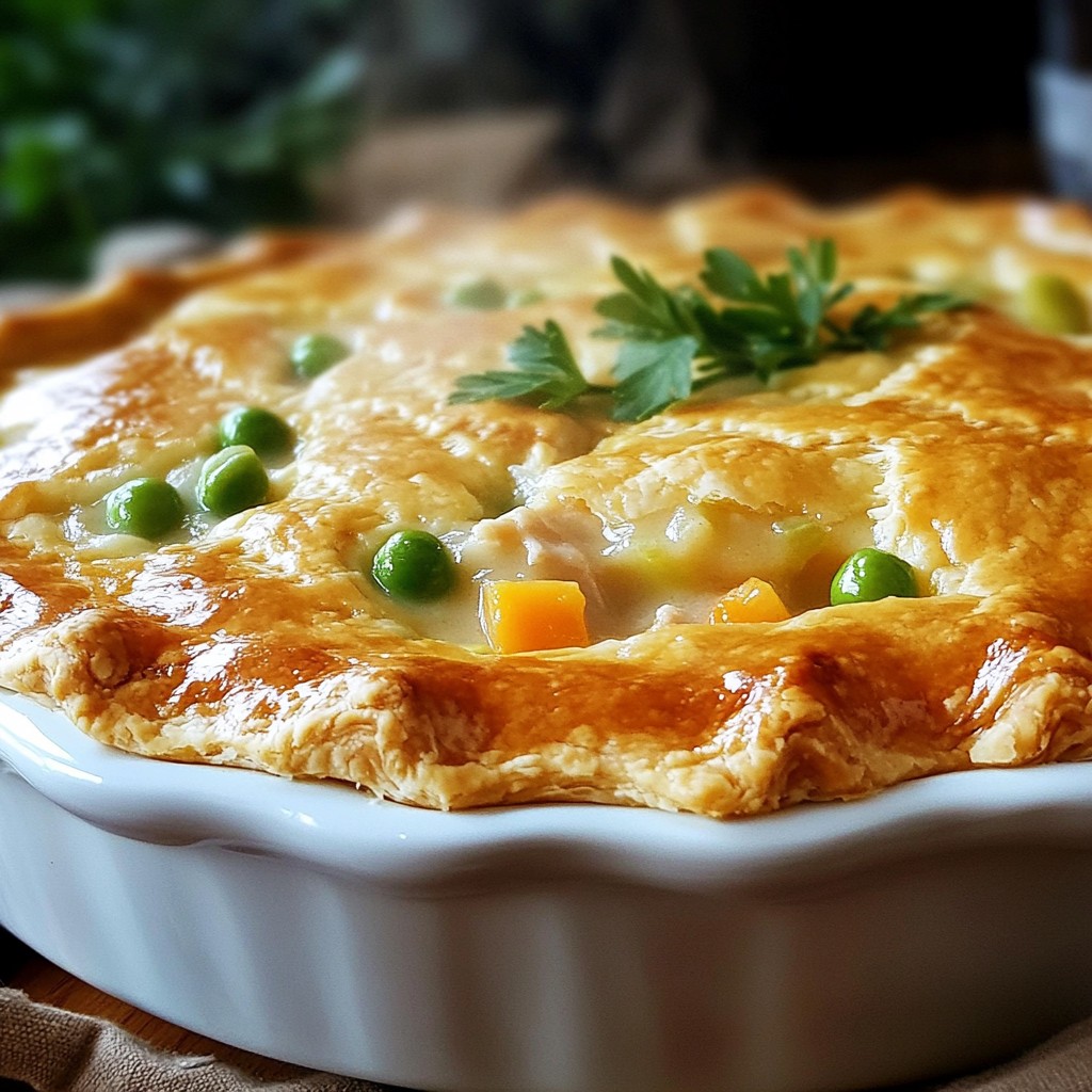 Classic Chicken Pot Pie Comforting and Hearty Dish