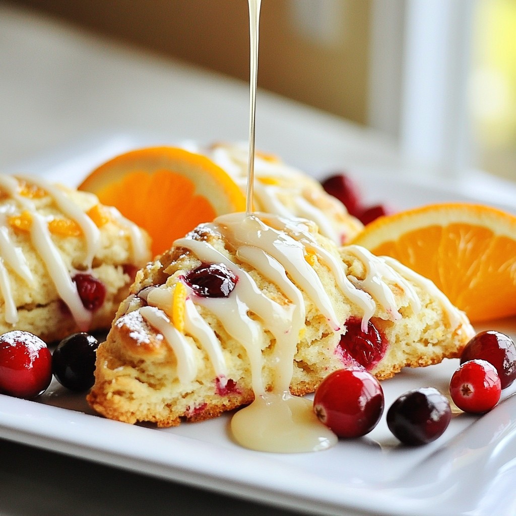Cranberry Orange Scones Fresh and Tasty Delight