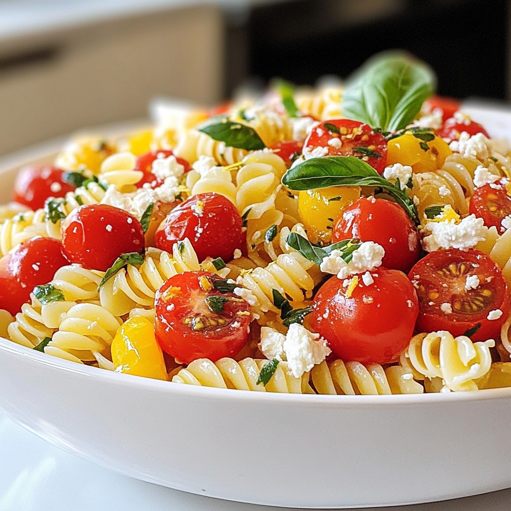 Roasted Tomato Feta Pasta Quick and Tasty Delight