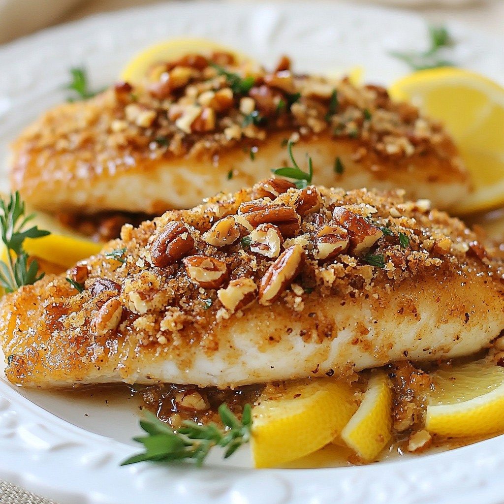 Pecan Crusted Tilapia Tasty and Simple Dinner Idea