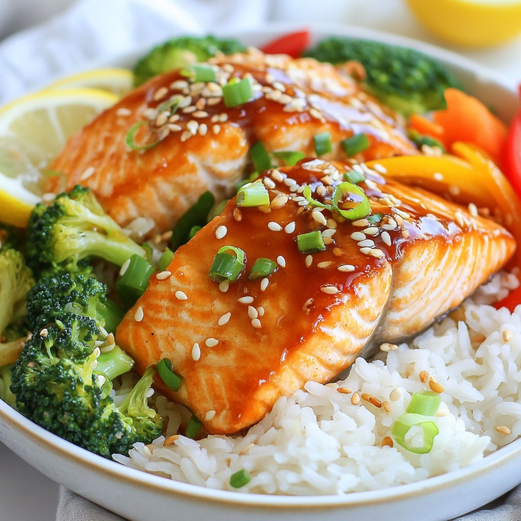 Teriyaki Salmon Rice Bowls Easy Flavorful Meal Recipe