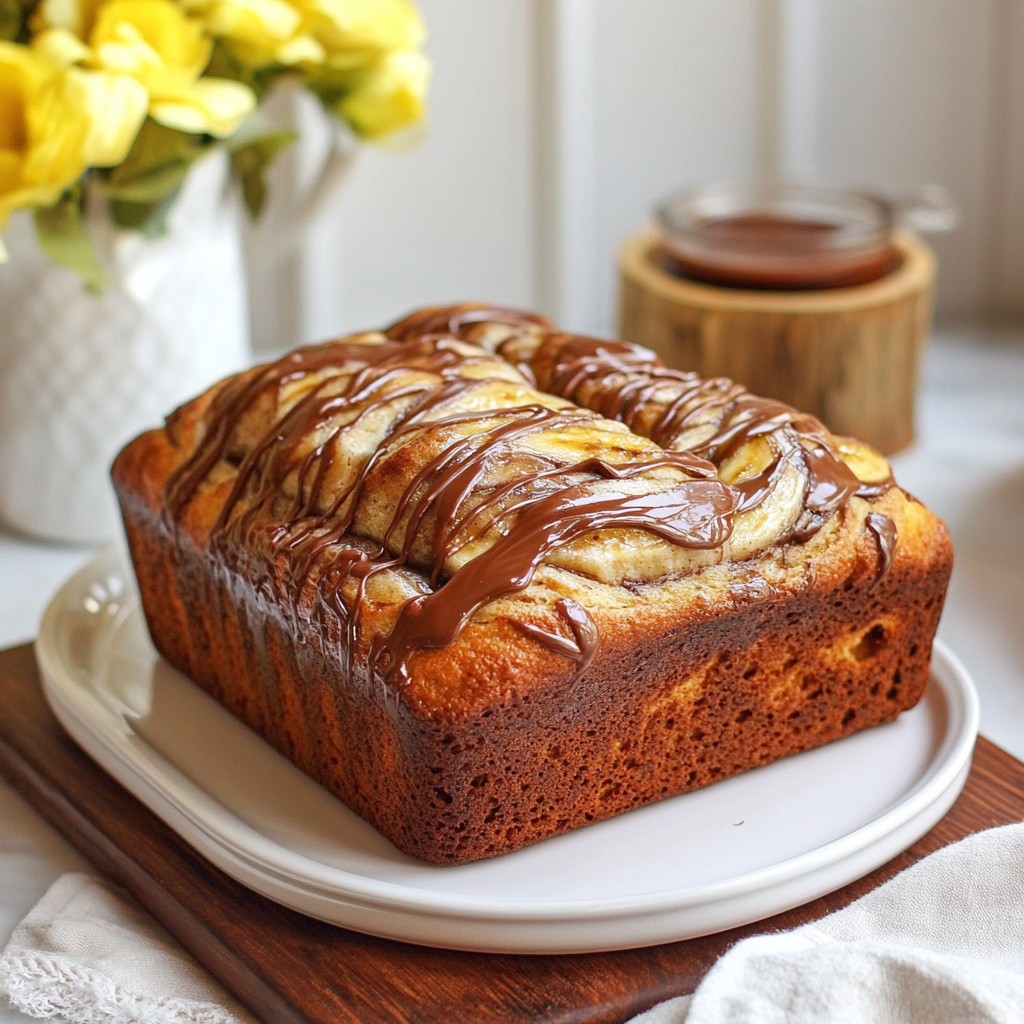 Delightful Banana Nutella Swirl Bread Easy Recipe