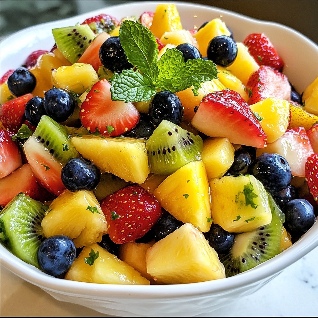 Honey Lime Fruit Salad Refreshing Summer Delight