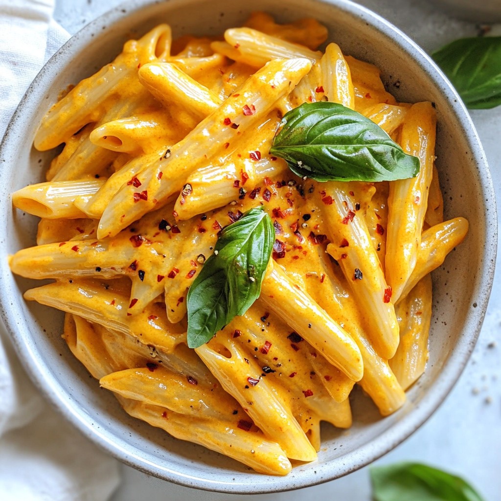 Creamy Roasted Red Pepper Pasta Delightful Recipe