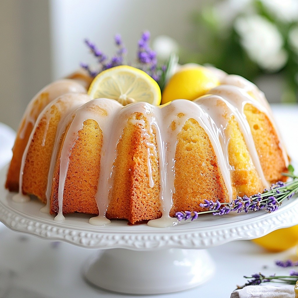 Moist Cake Lemon Lavender Bundt Cake Recipe Today