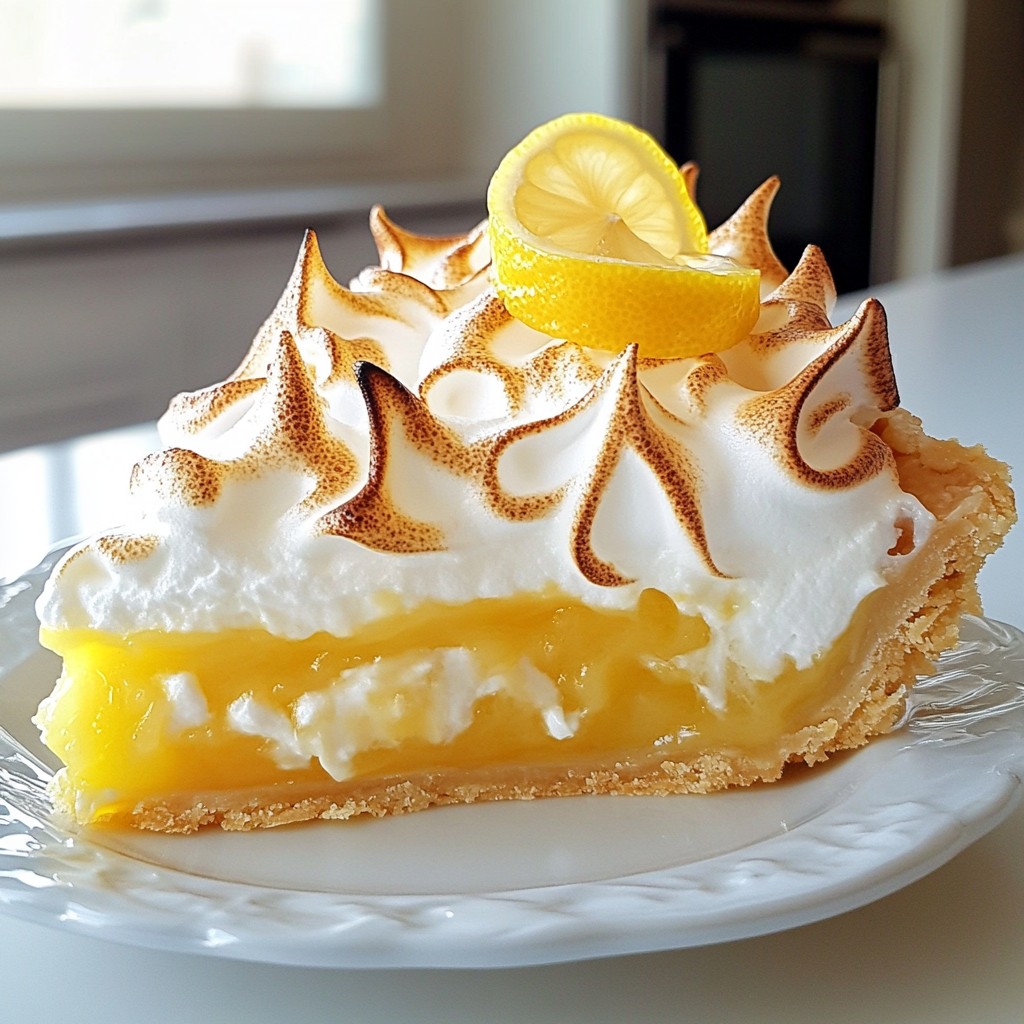 Classic Sweet Lemon Meringue Pie Recipe Delight