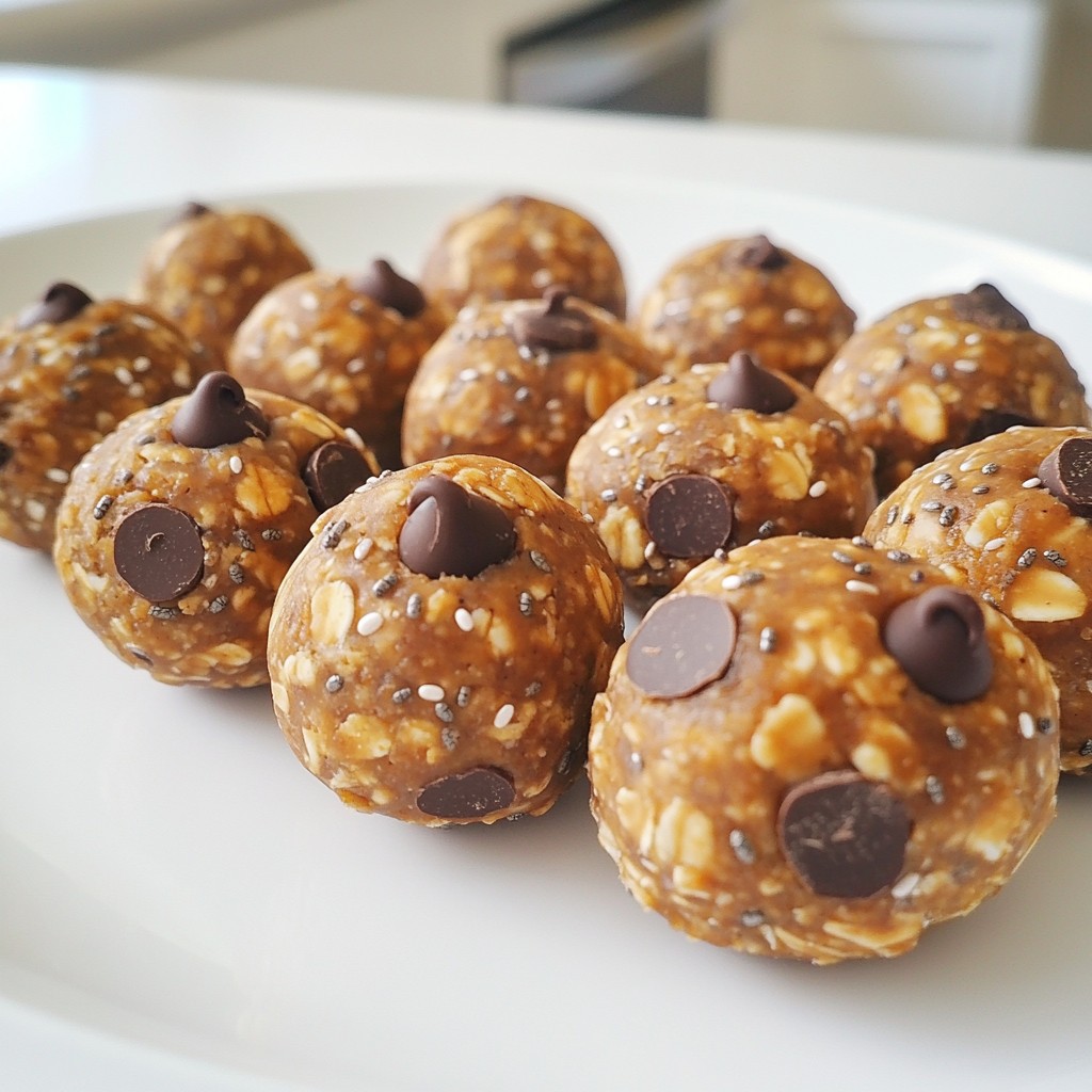 Peanut Butter Chocolate Energy Bites Simple Recipe