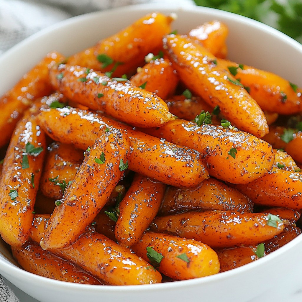 Brown Sugar Glazed Caramelized Carrots Delight