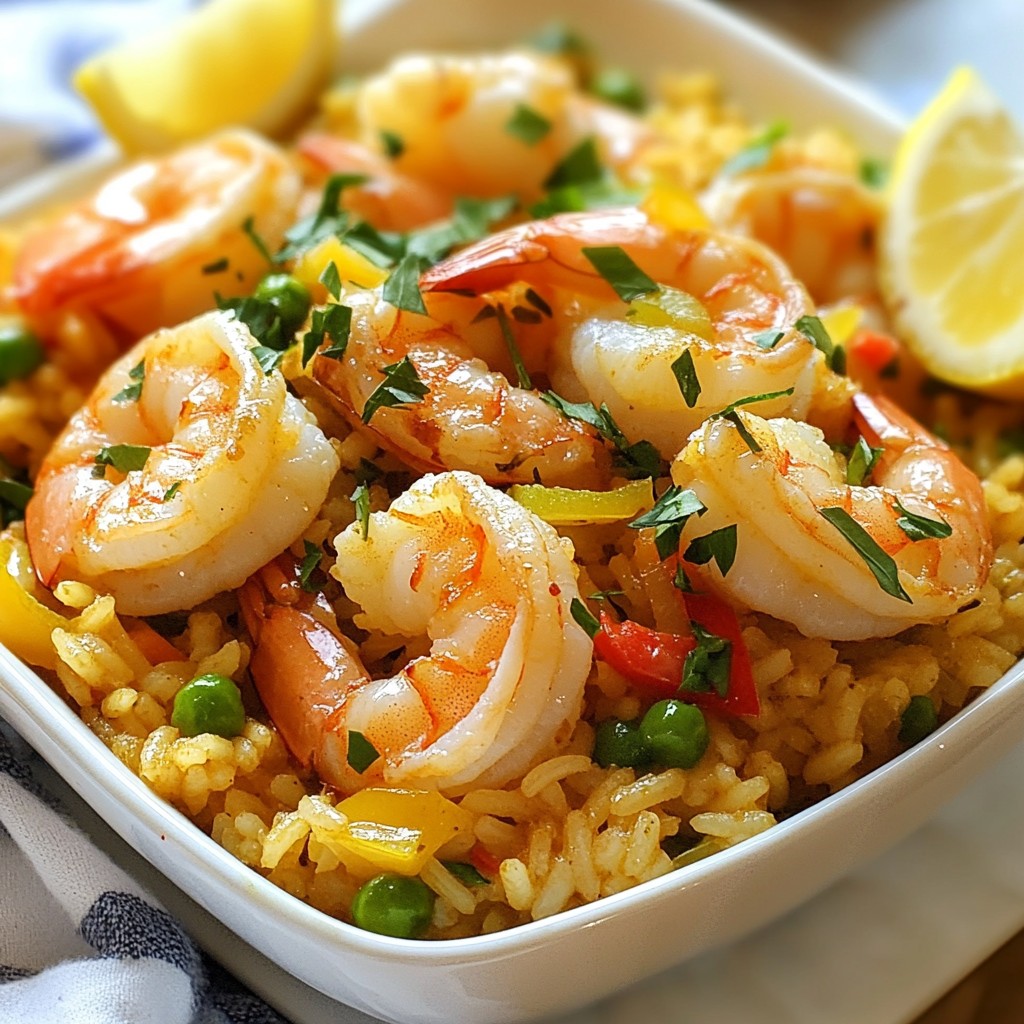 Easy Shrimp Paella Flavorful and Quick Meal Idea