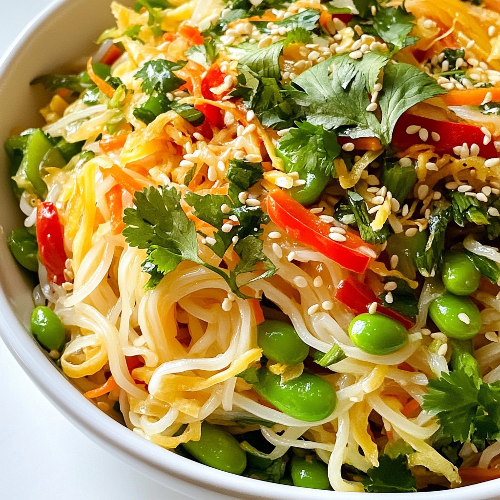 Sesame Ginger Noodle Salad Flavorful and Fresh Delight