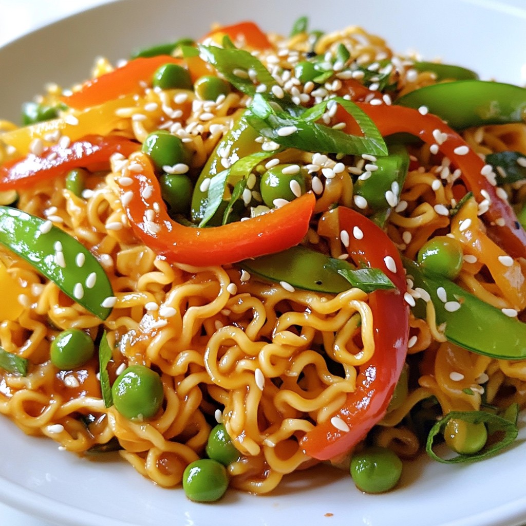 Spicy Ramen Stir Fry Quick and Flavorful Recipe