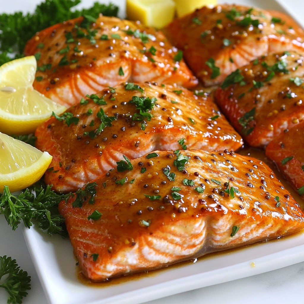 Honey Mustard Glazed Salmon Delightful and Easy Meal