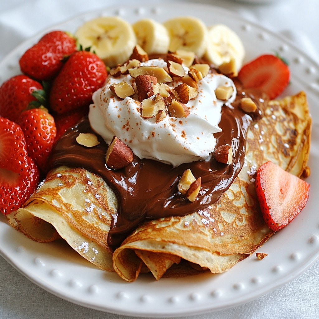 Chocolate Hazelnut Crepes Delicious and Easy Recipe