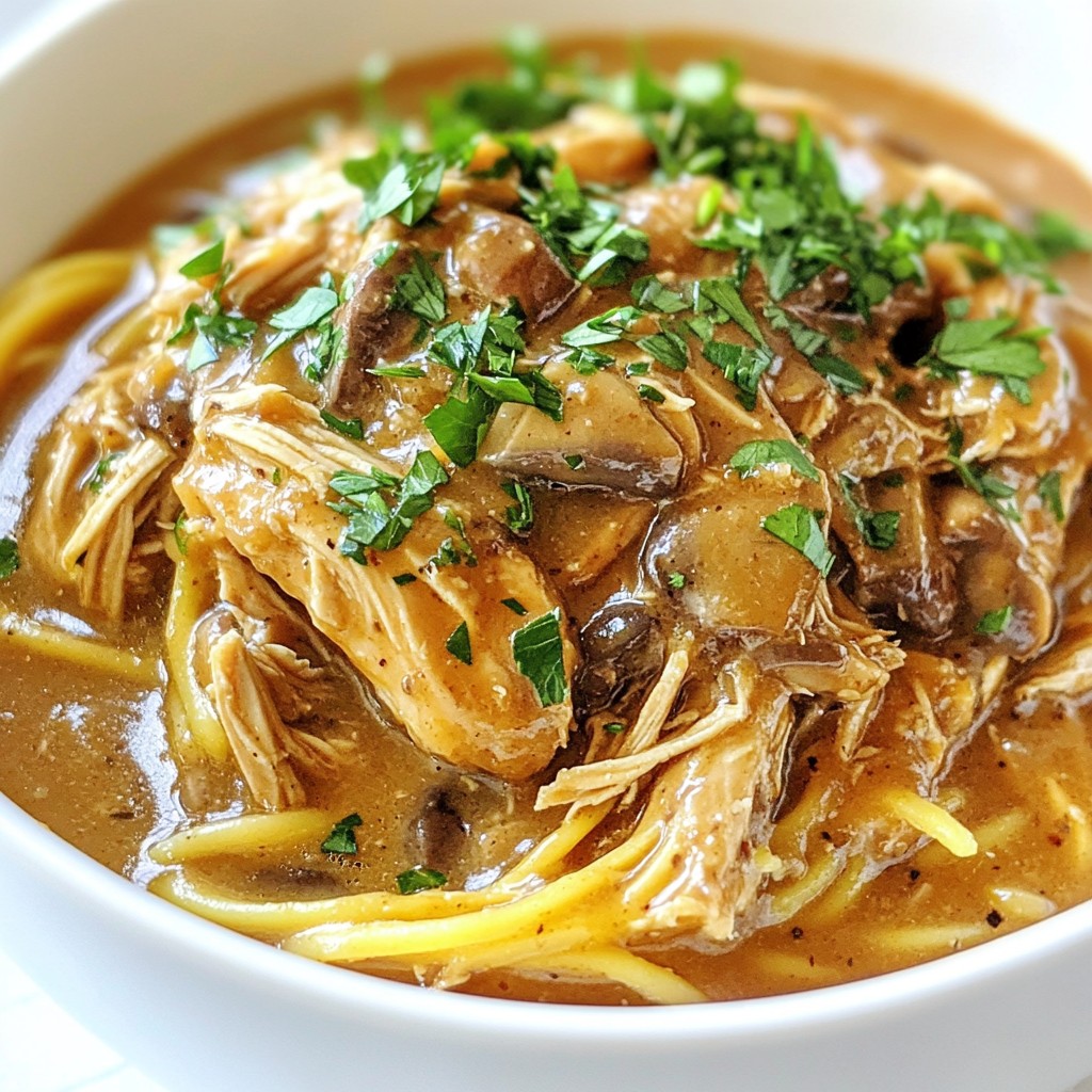 Crockpot Chicken & Gravy Simple Comfort Meal Recipe