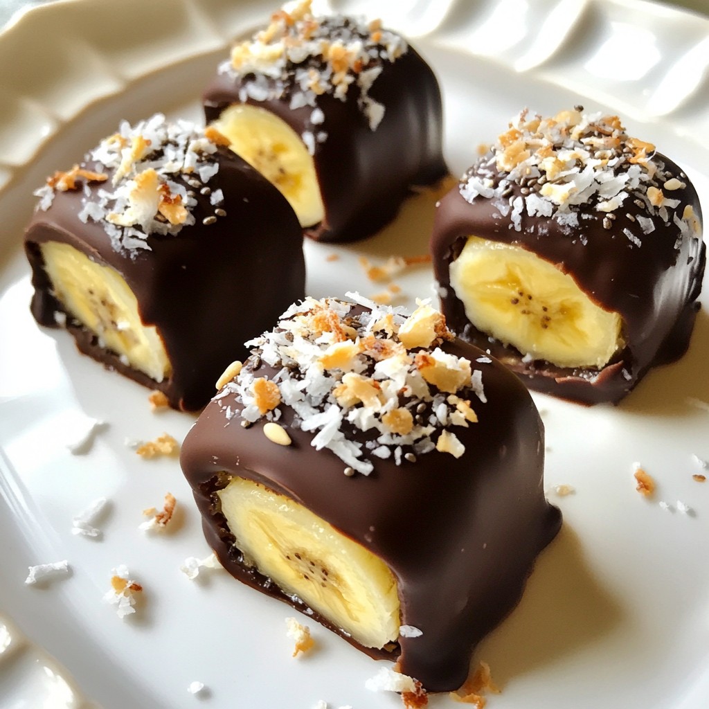 Chocolate Covered Banana Sushi Delightful and Fun Treat