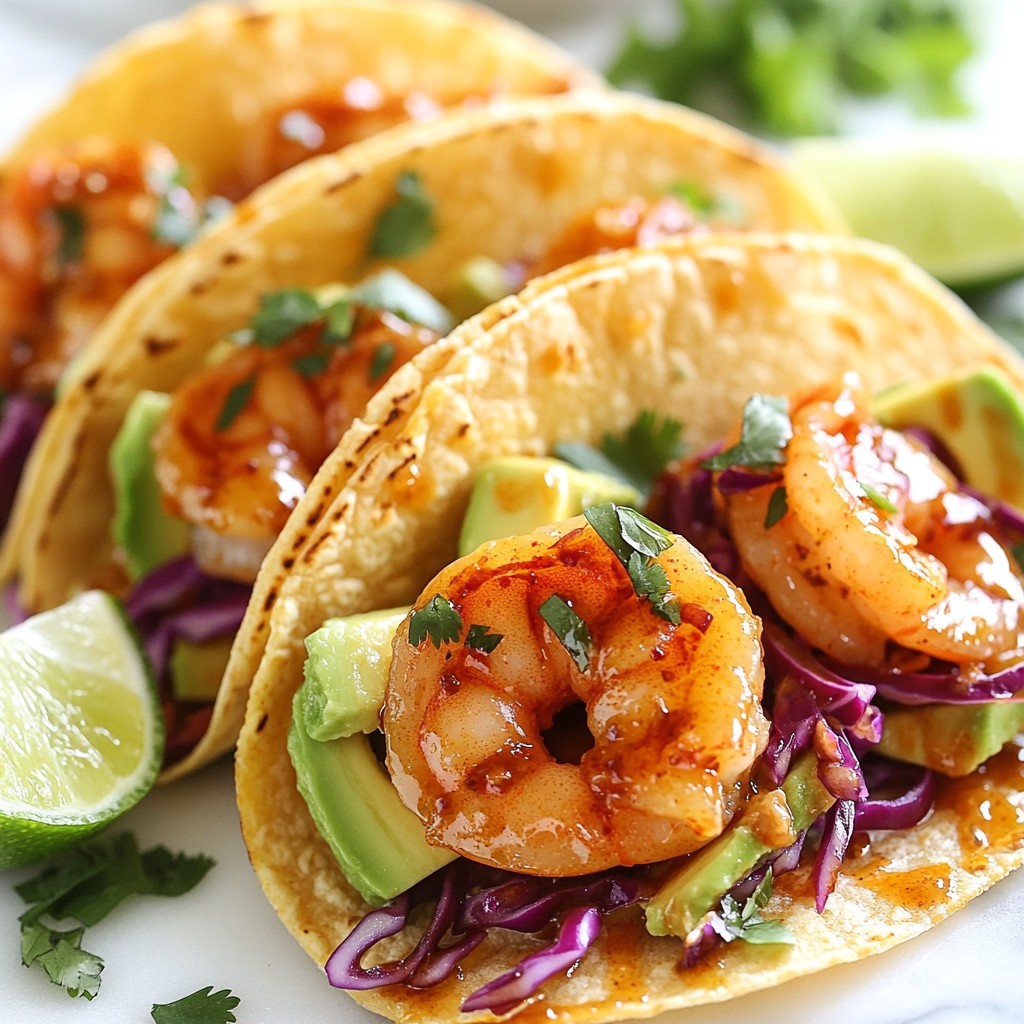 Sweet Chili Shrimp Tacos Flavorful and Quick Meal