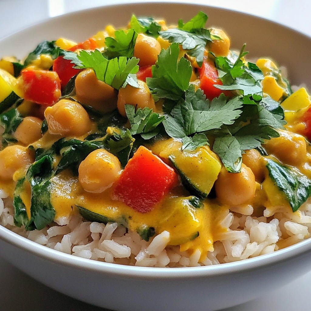 Coconut Curry Chickpea Stew Flavorful and Nourishing