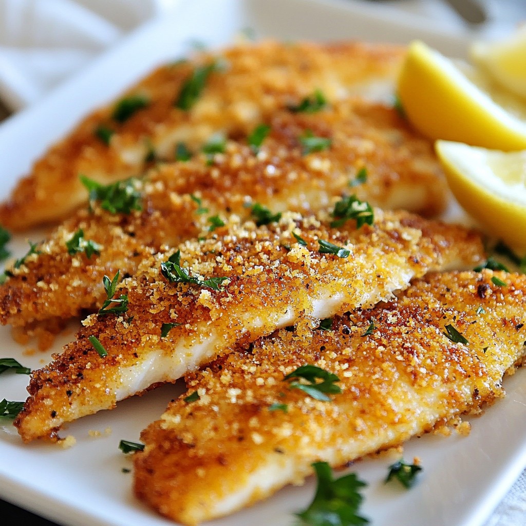 Parmesan Crusted Tilapia Quick and Tasty Recipe