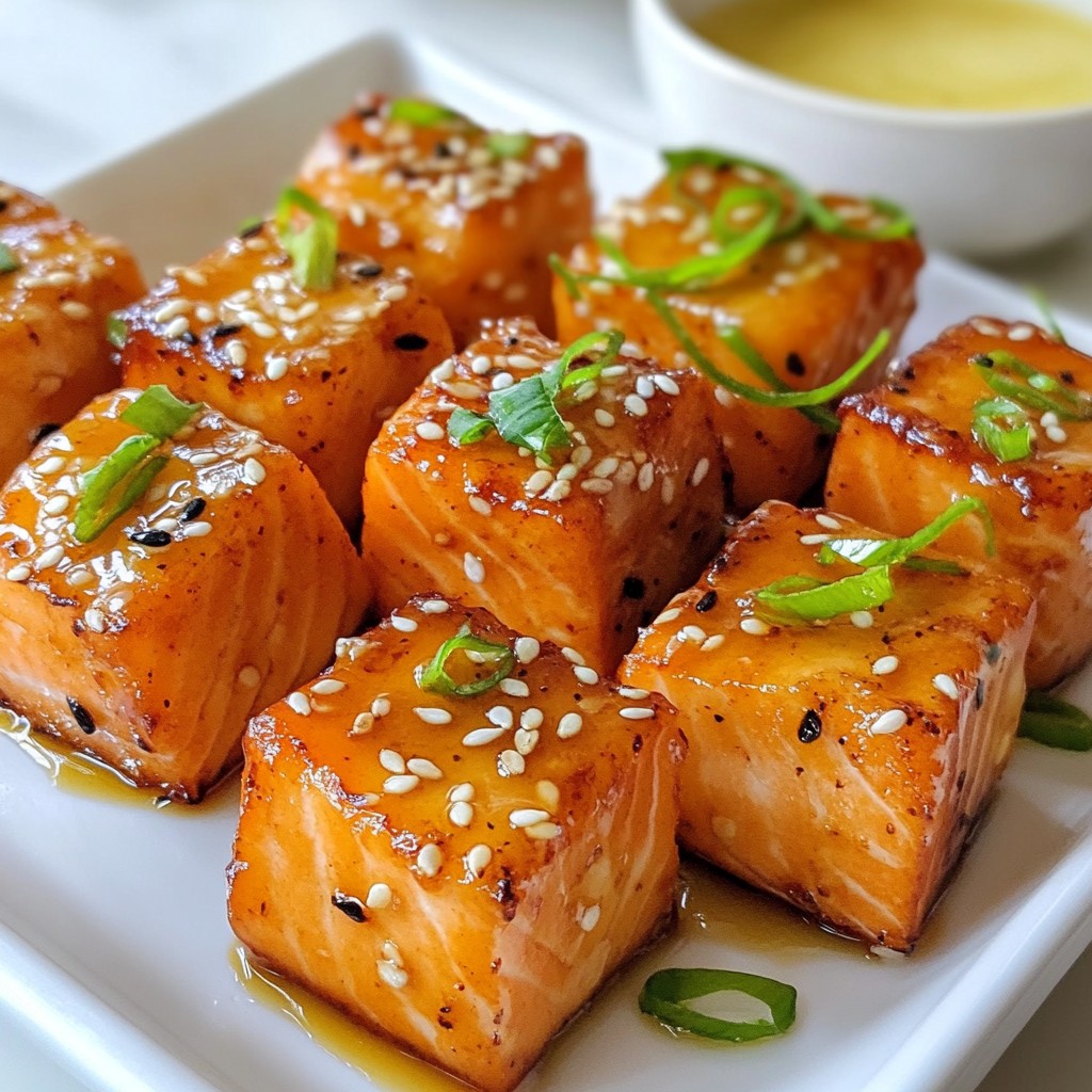 Maple Glazed Salmon Bites Flavorful and Easy Dish