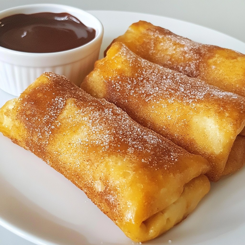 Churro Cheesecake Chimichangas Crispy Delight Recipe