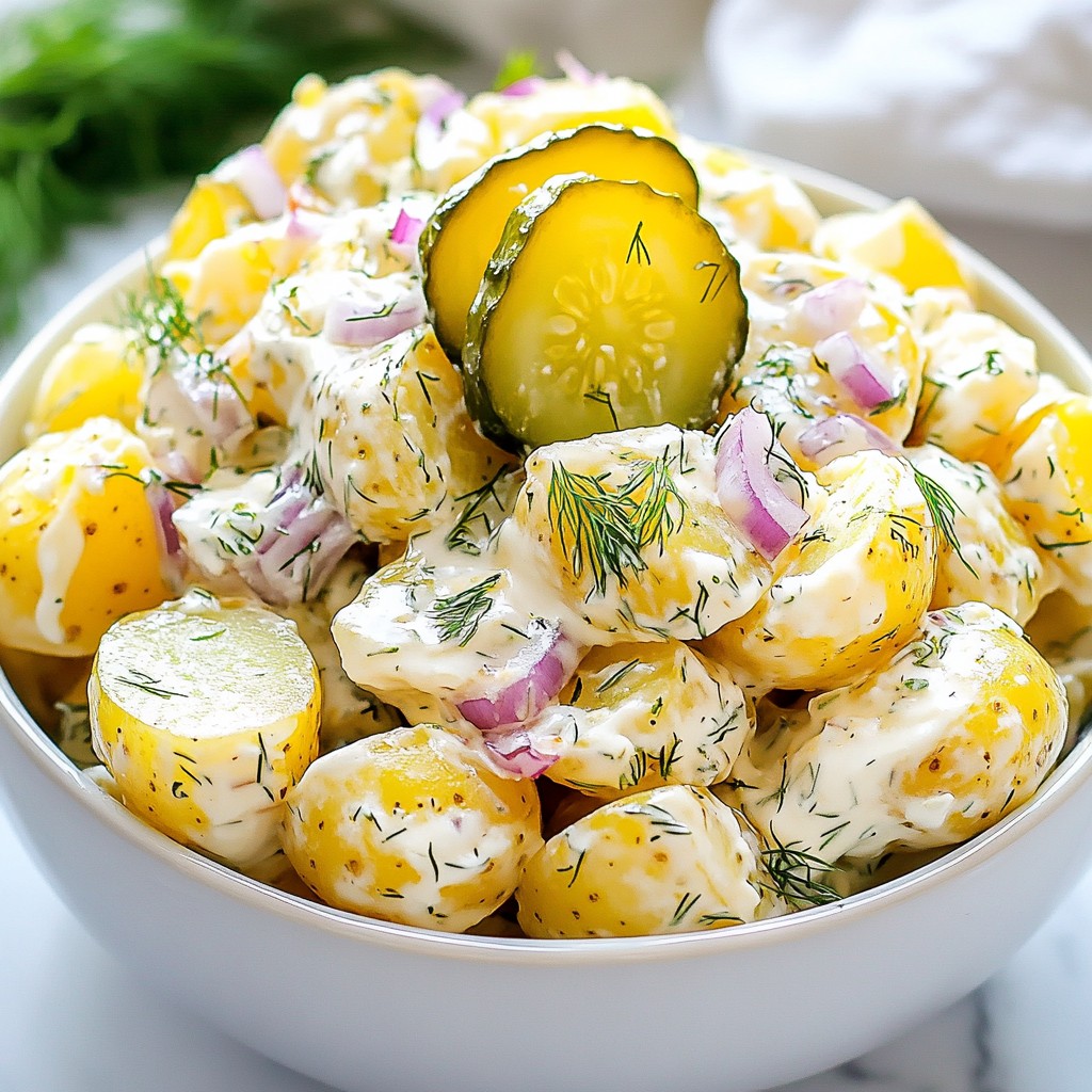 Creamy Dill Pickle Potato Salad Simple and Tasty Treat