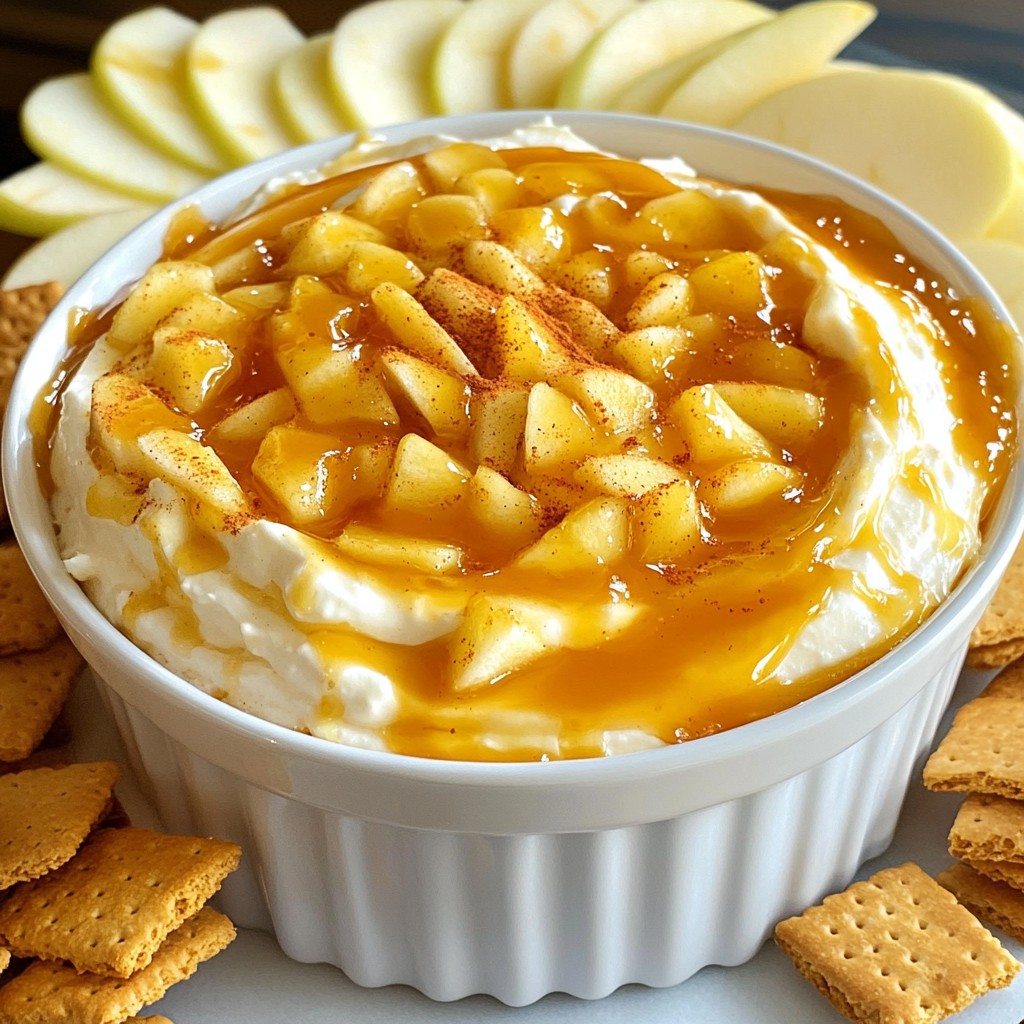 Caramel Apple Cheesecake Dip Simple and Tasty Treat