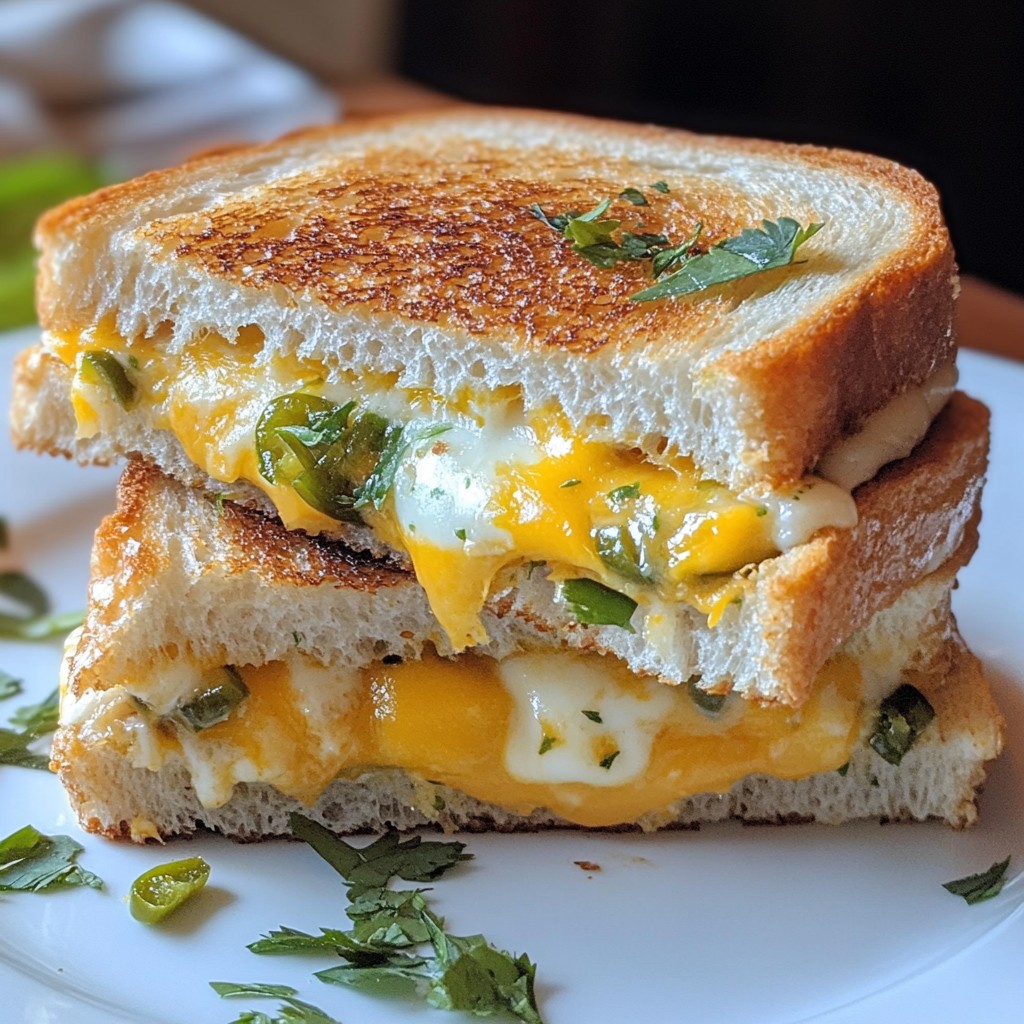Jalapeno Popper Grilled Cheese Bold and Flavorful Treat