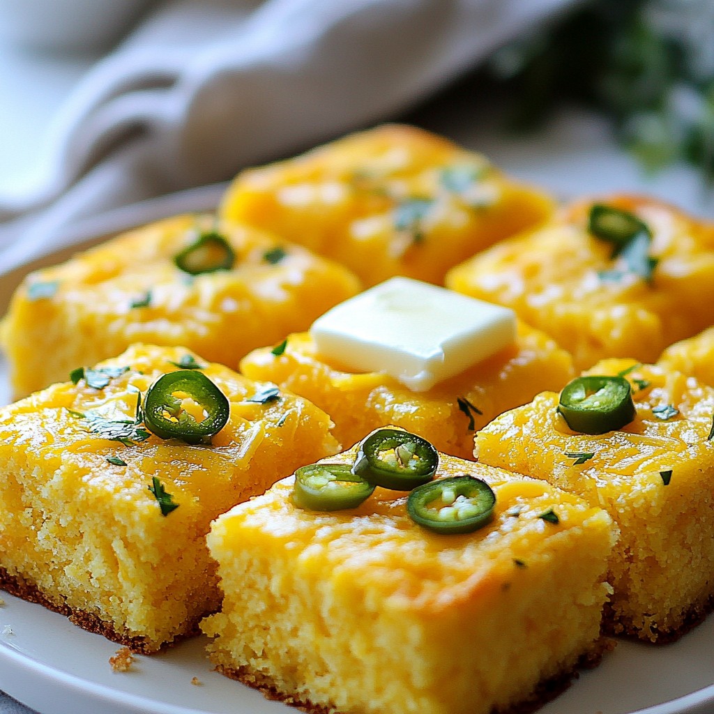 Cheddar Jalapeño Cornbread Flavorful and Easy Recipe