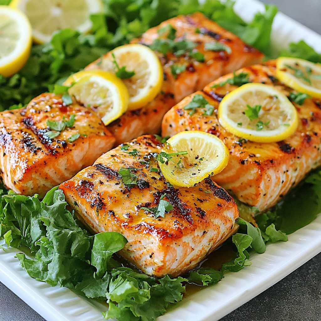 Lemon Herb Grilled Salmon Flavorful and Simple Dish