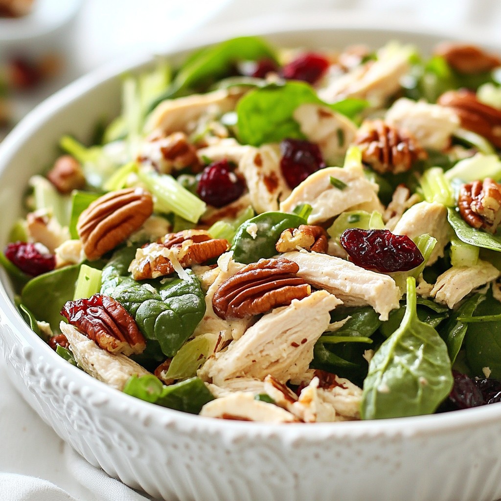 Cranberry Pecan Chicken Salad Simple and Delicious Meal