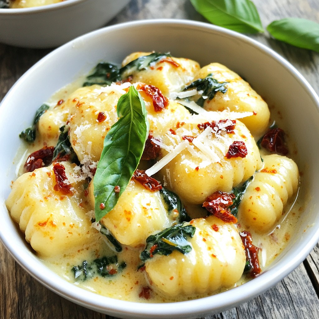 Creamy Sun-Dried Tomato Gnocchi Flavorful Delight