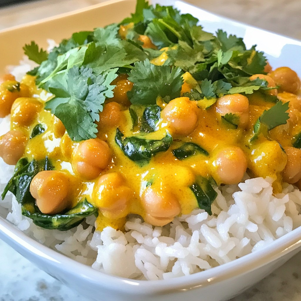 Coconut Curry Chickpeas Rich and Flavorful Delight