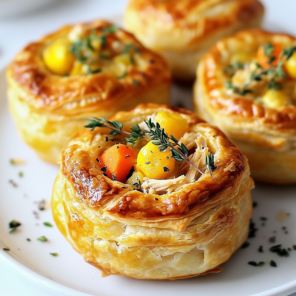Mini Chicken Pot Pies Delightful and Cozy Recipe