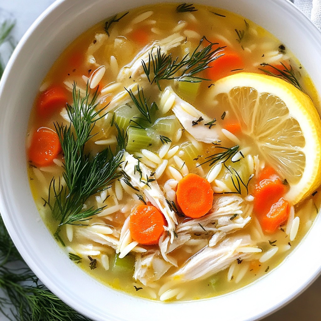 Greek Lemon Chicken Soup Nourishing Comfort Recipe