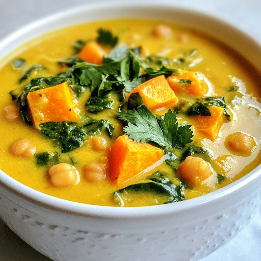 Coconut Curry Chickpea Soup Flavorful and Nourishing