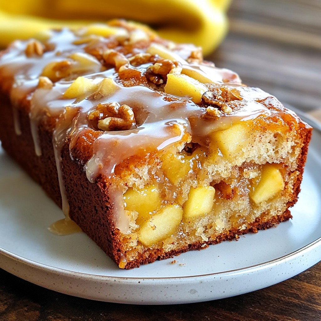 Maple Glazed Apple Fritter Bread Delightful and Simple