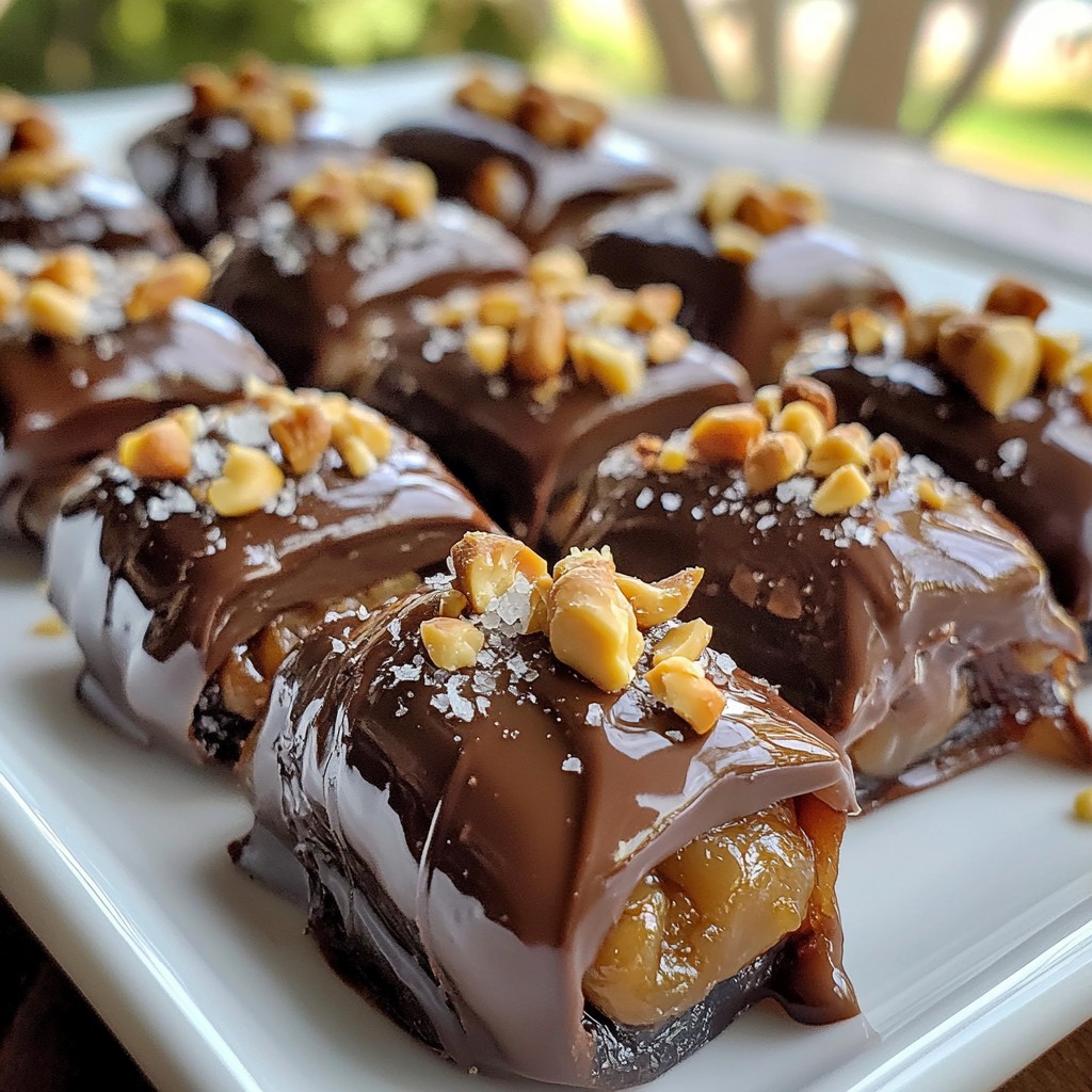 Snickers Stuffed Dates Irresistibly Sweet Treat