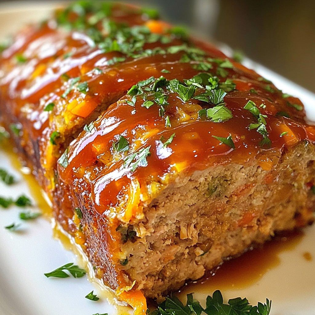 Honey Garlic Turkey Meatloaf Easy Family Favorite