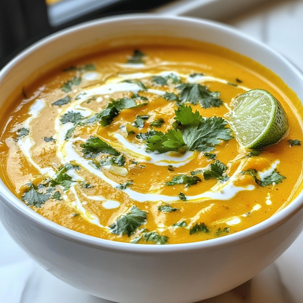 Coconut Curry Butternut Squash Soup Flavor Boost