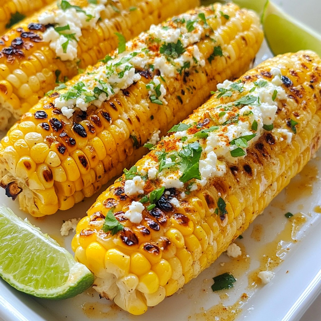 Chili Lime Grilled Corn Tangy and Flavorful Treat