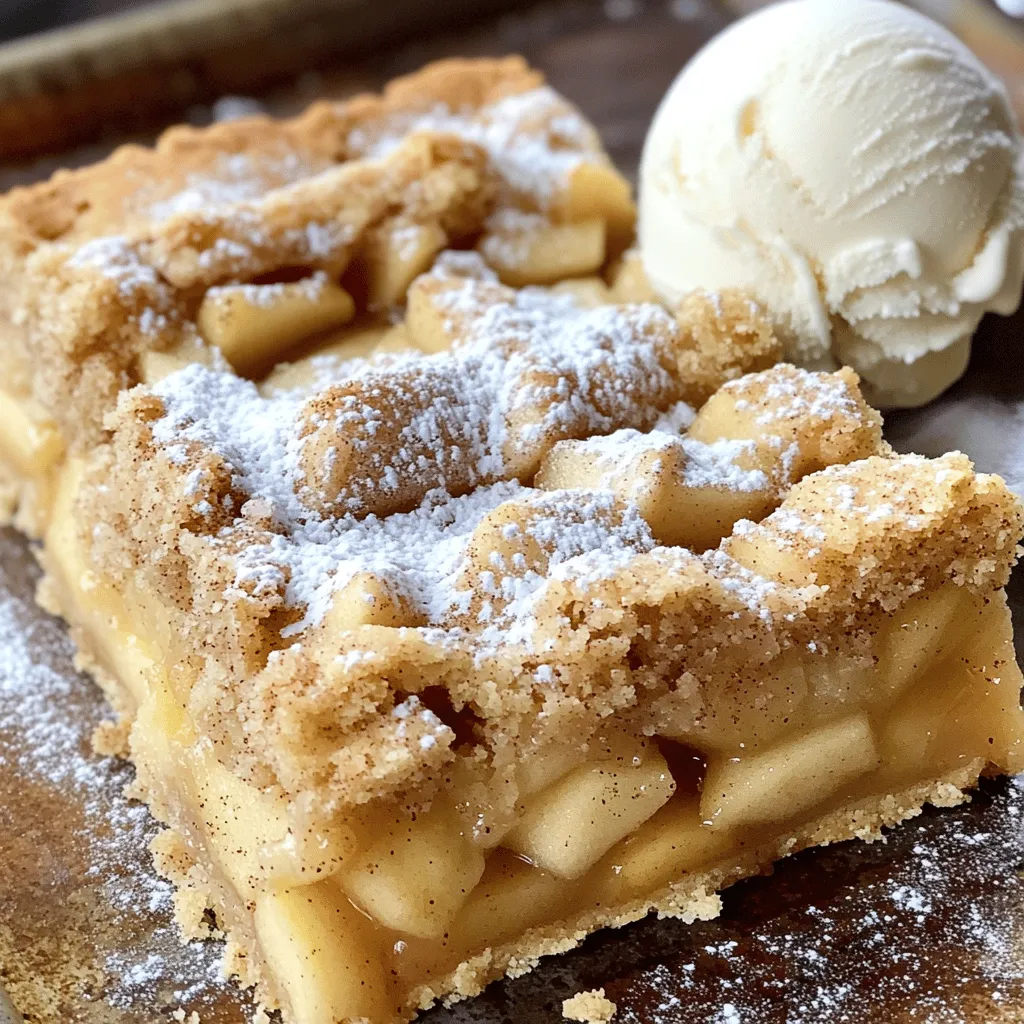 Brown Sugar Cinnamon Apple Pie Bars Delightful Treat
